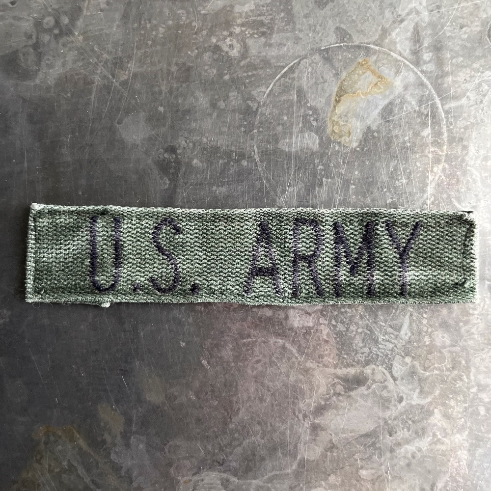 U.S. ARMY embroidered tape patch - Vintage